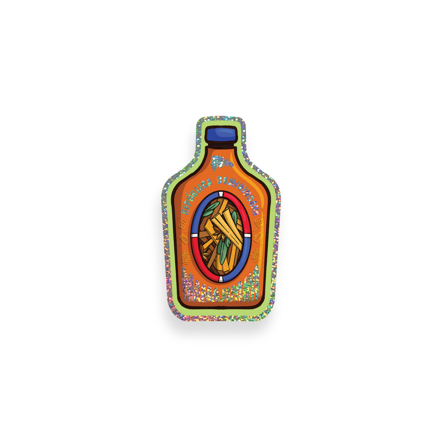 Mamajuana holo sticker
