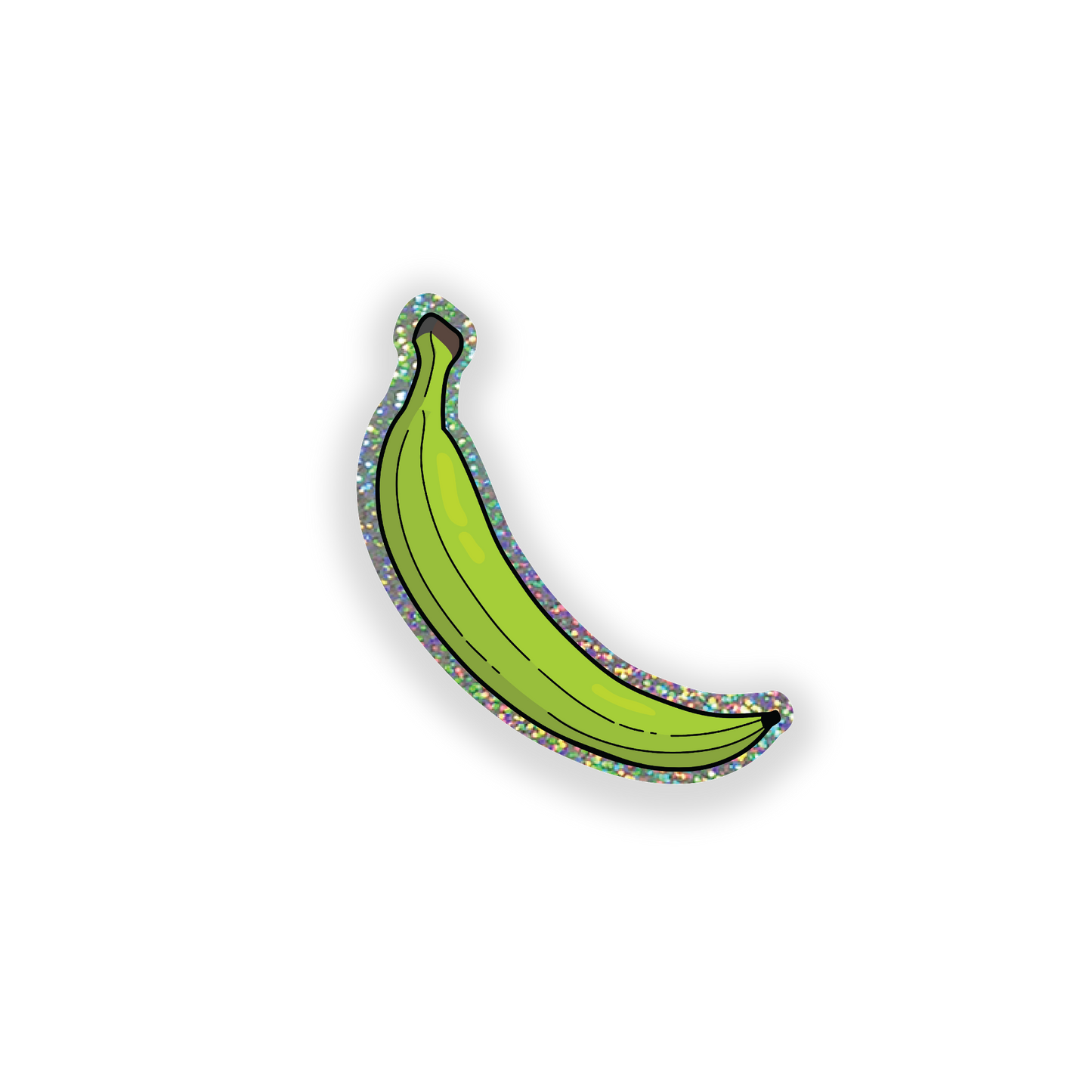 Plátano holo sticker