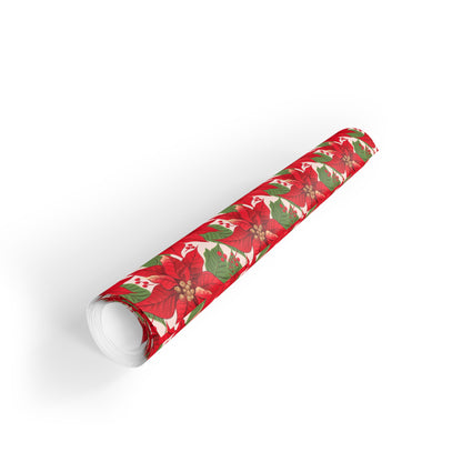 Flor de pascua Wrapping Paper Roll