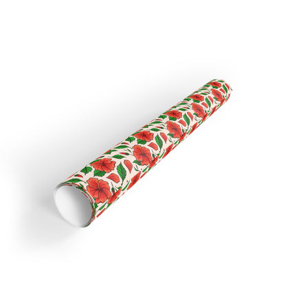 Flor Cayena Wrapping Paper Roll