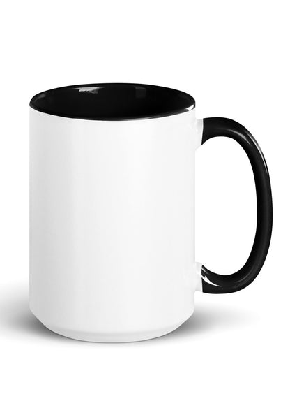 White Ceramic Mug with Color Inside