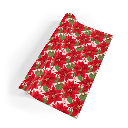 Flor de pascua Wrapping Paper Roll