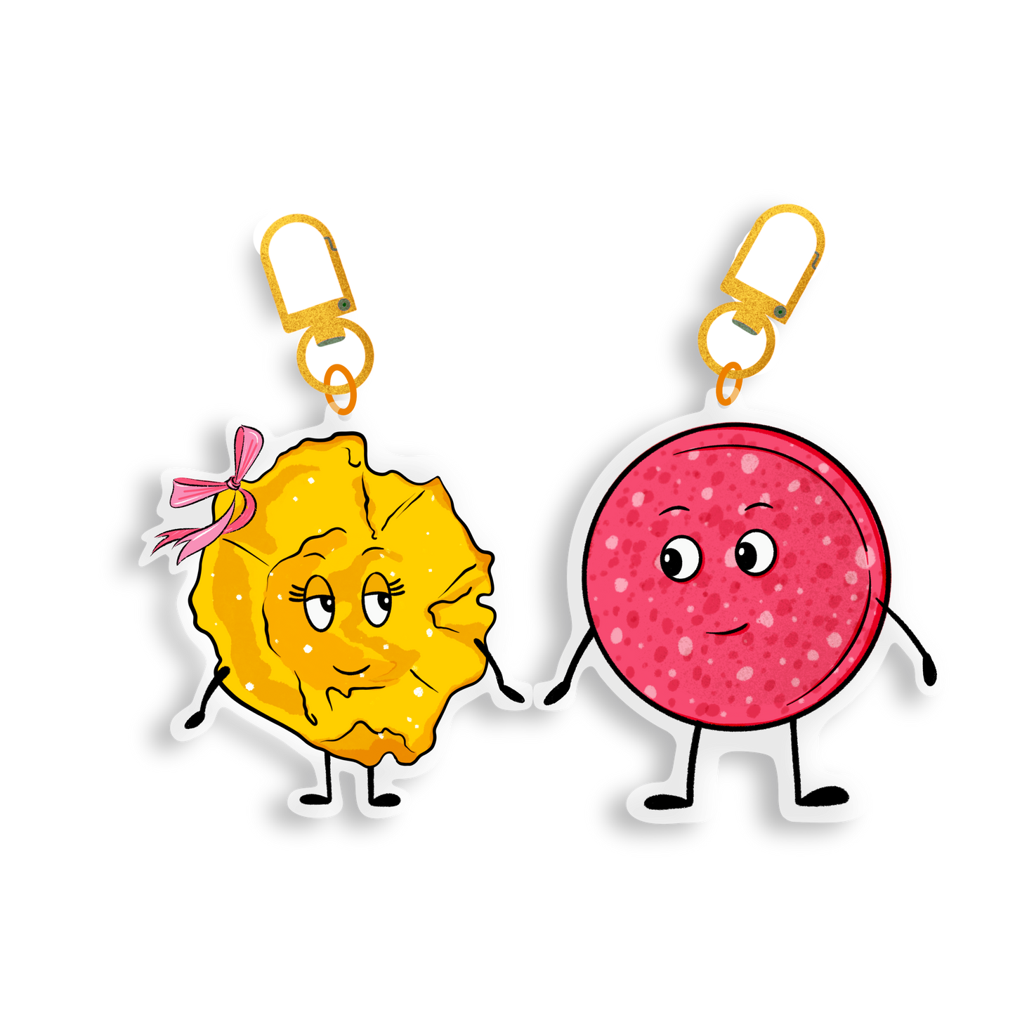 Tostones & Salami keychain.