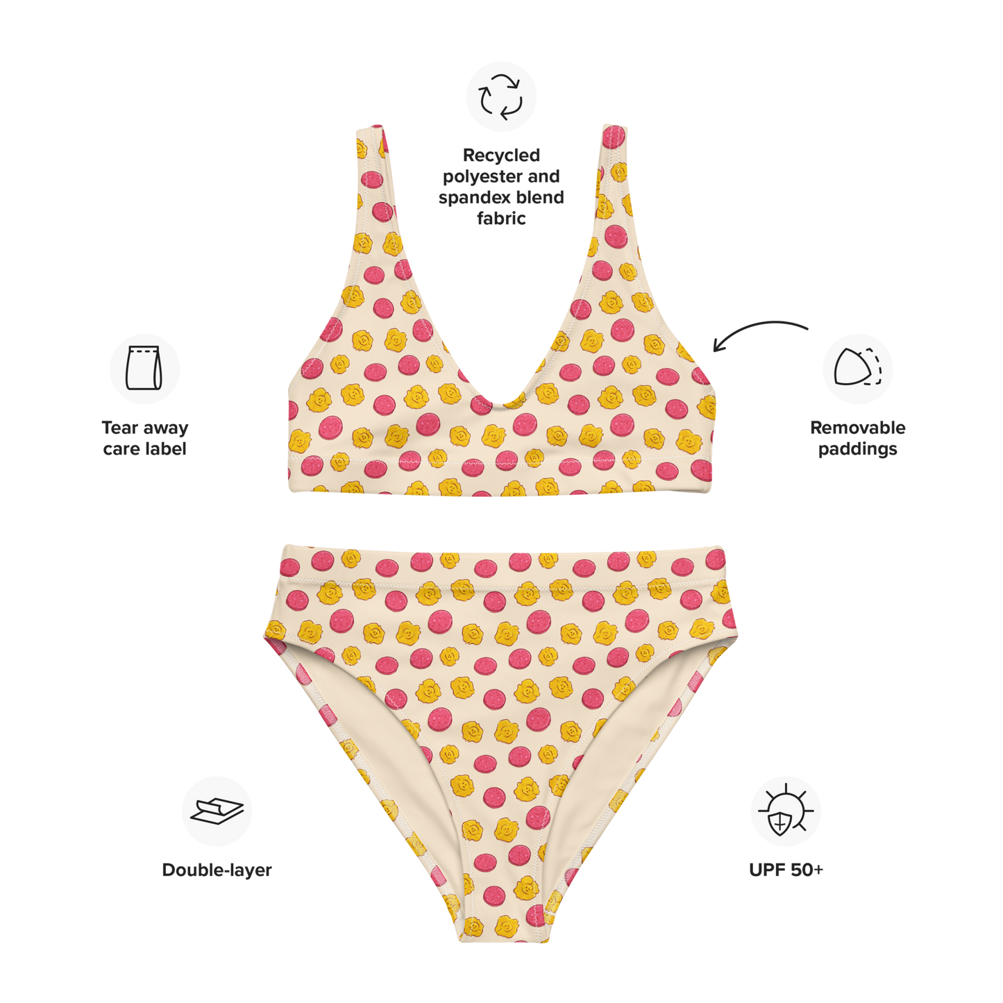 Tostones & Salami High-waisted Bikini