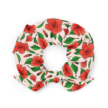 Flor Cayena Scrunchie