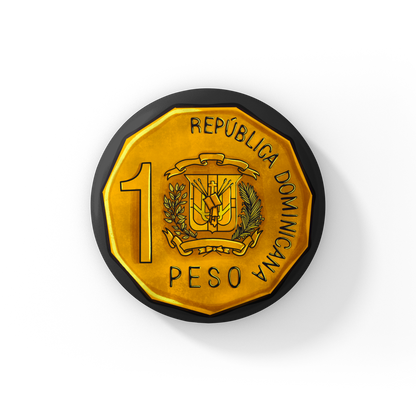 1 Peso button